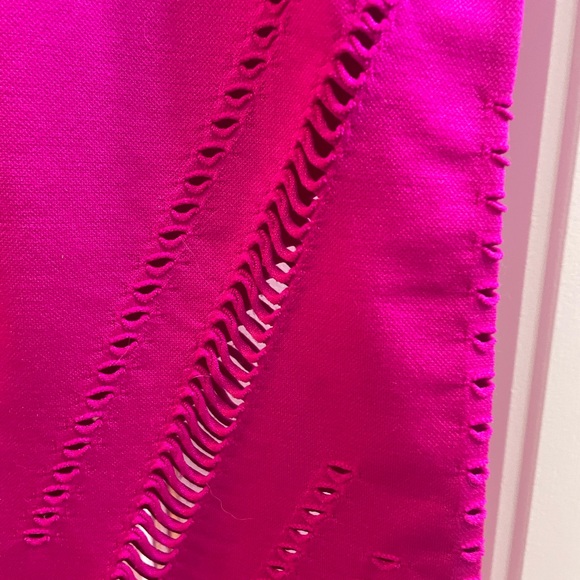 NWT L Victorias Secret Pink Magenta Cropped Leggings - Picture 2 of 4